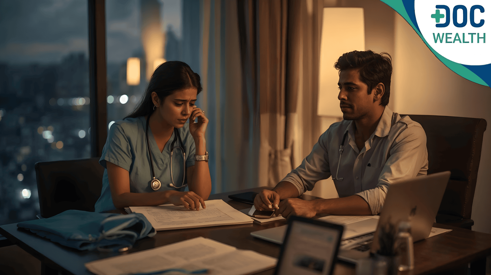 When Two Doctors Share a Home but Not Their Wallet